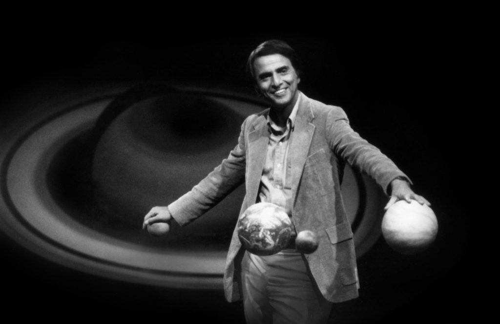 Carl Sagan era feliz entre planetas