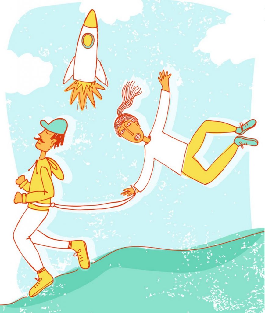 La ilustración de la primera colaboración con Principia Magazine