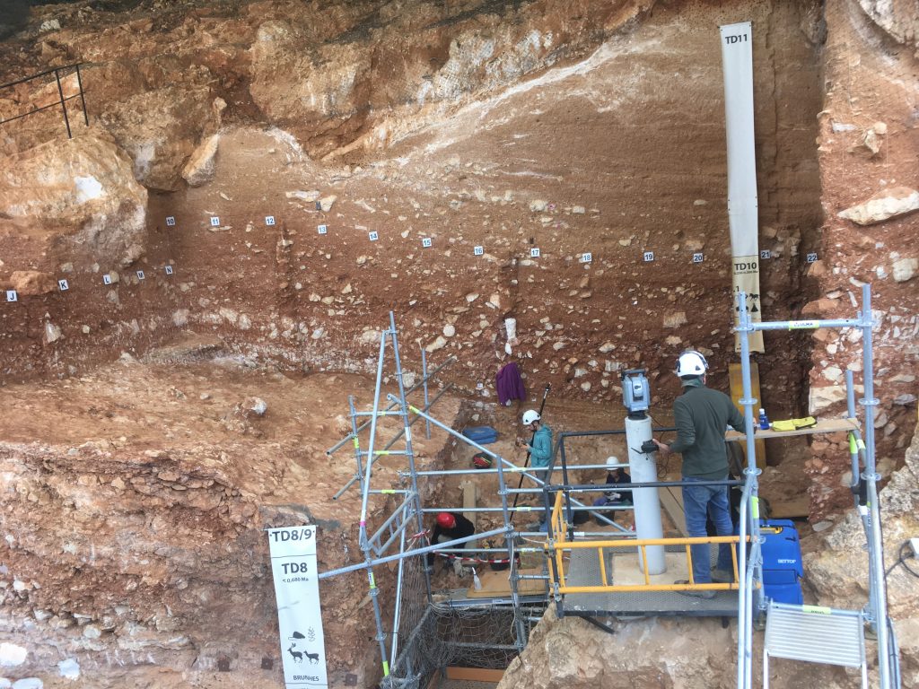 Vista general de Gran Dolina superior